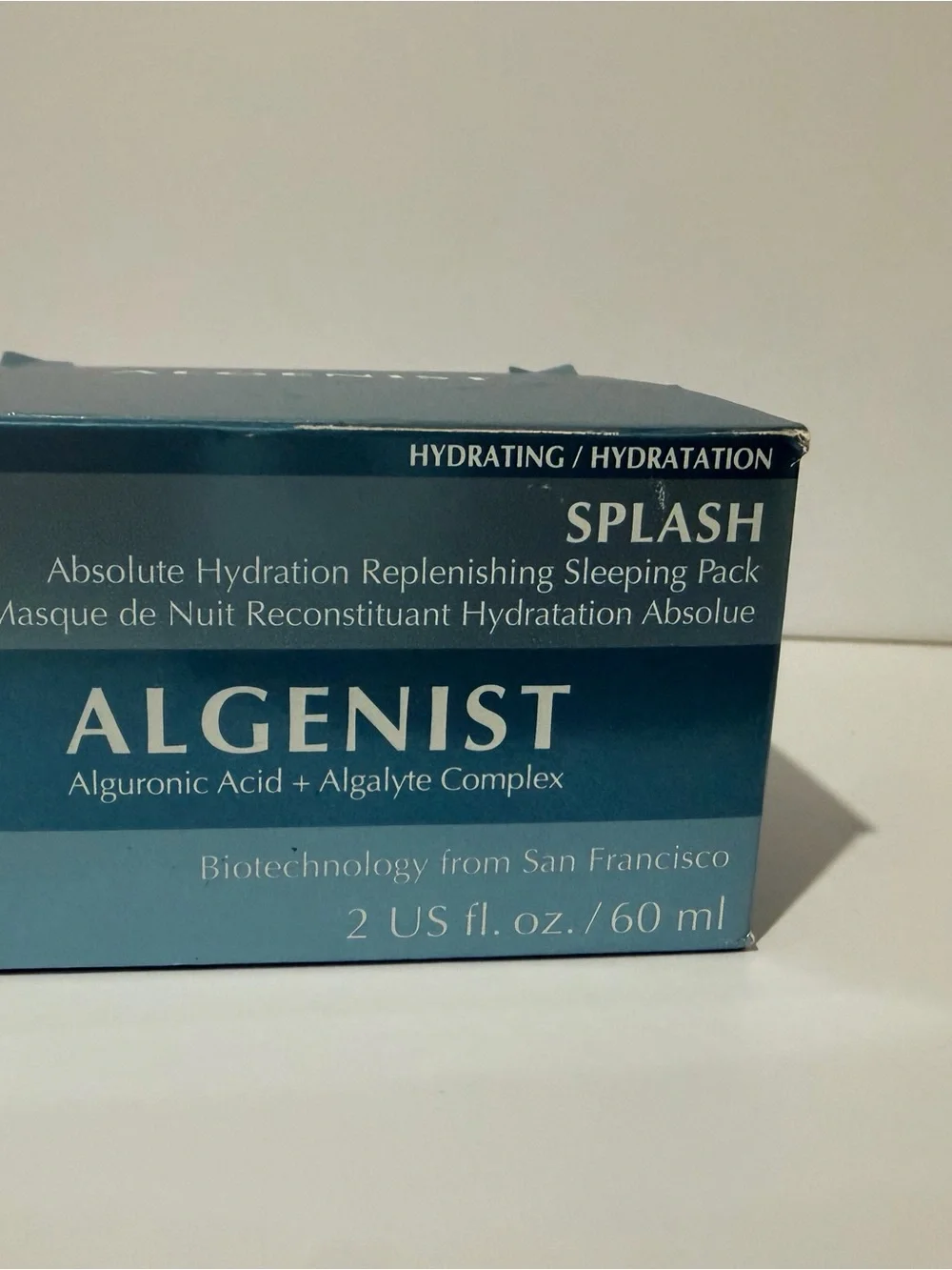 Algenist SPLASH Hydrating Sleeping Pack - Teal Blue